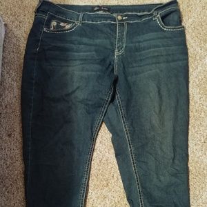 Plus size Capri jeans
